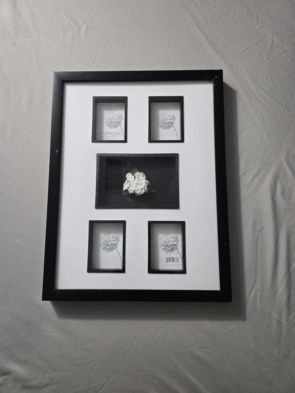 metropolitan museum of art Shadow Box Black Floral Frame